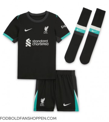Liverpool Ibrahima Konate #5 Udebanetrøje Børn 2024-25 Kortærmet (+ Korte bukser)